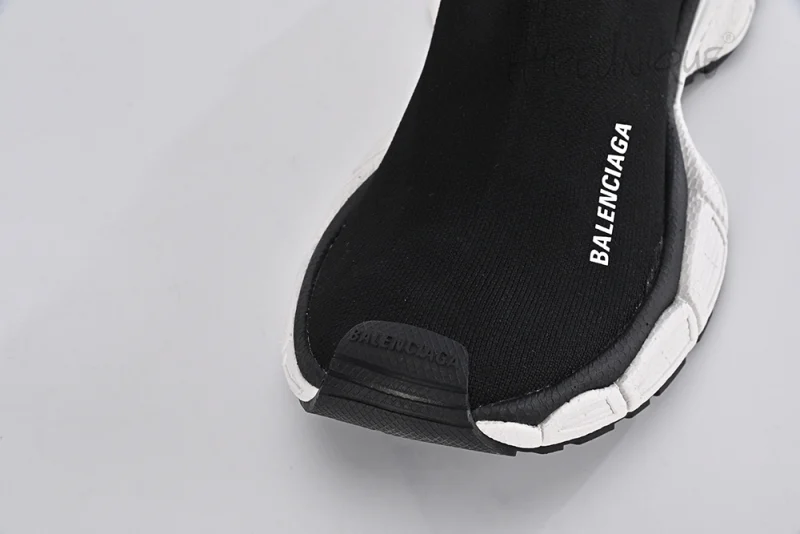 BALENCIAGA MEN'S 3XL SOCK RECYCLED KNIT SNEAKER IN BLACK