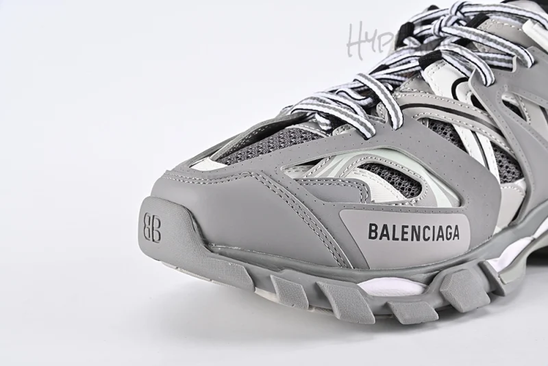 Balenciaga Track Trainer 'Grey White' LED