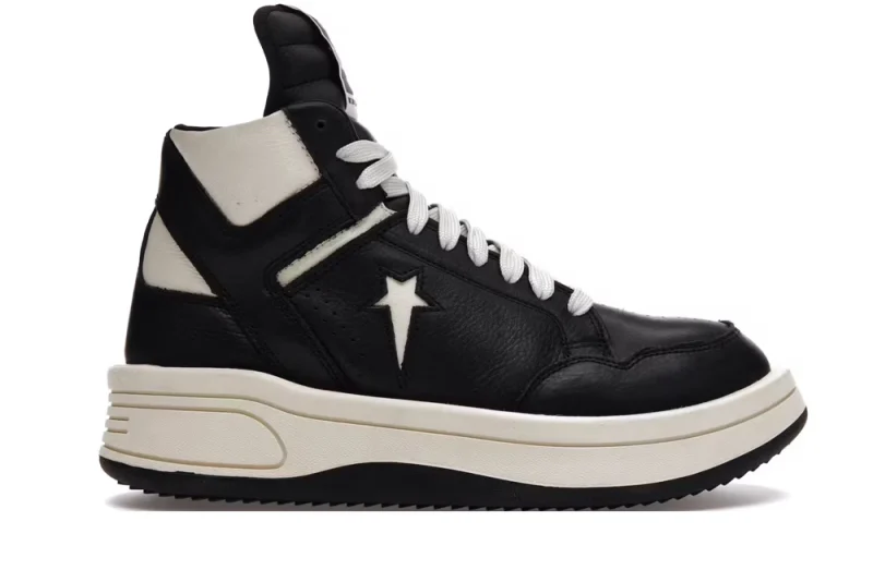 Rick Owens x TURBOWPN Mid 'Black Cloud Cream'