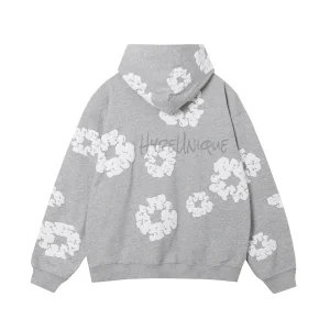 Denim Tears The Cotton Wreath Hoodie 'Light Gray' Reps