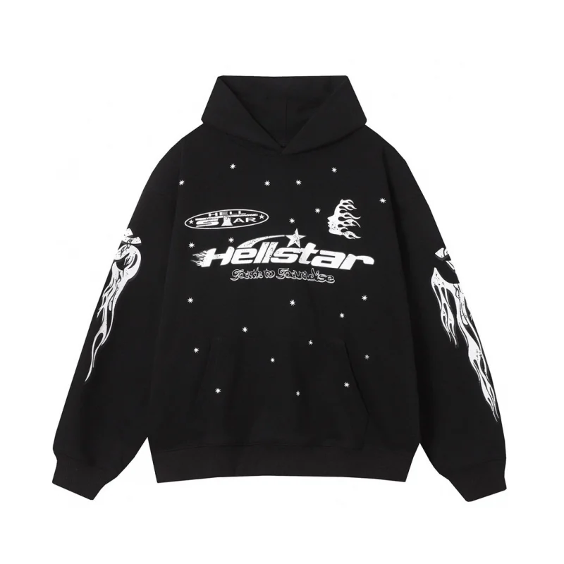 Hellstar Brainwashed Hoodie Black1