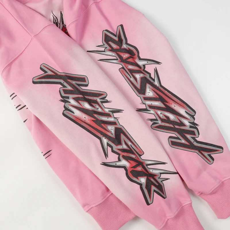 Hellstar Brainwashed Hoodie Pink1