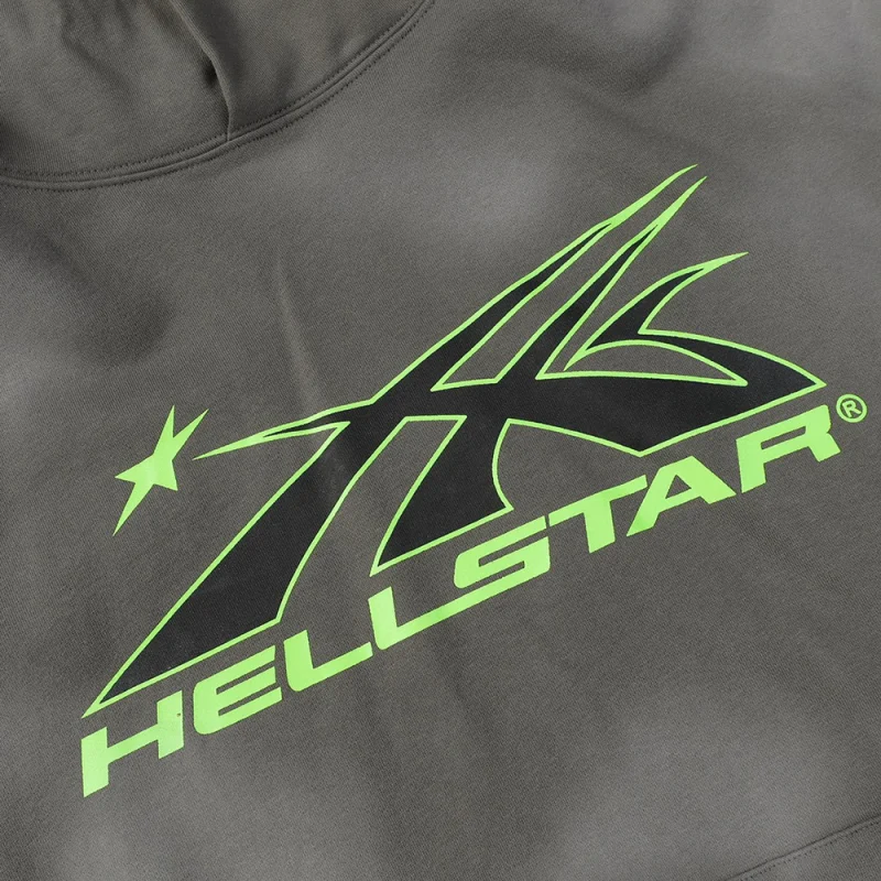 Hellstar Starry Night Hoodie Camouflage Gray1