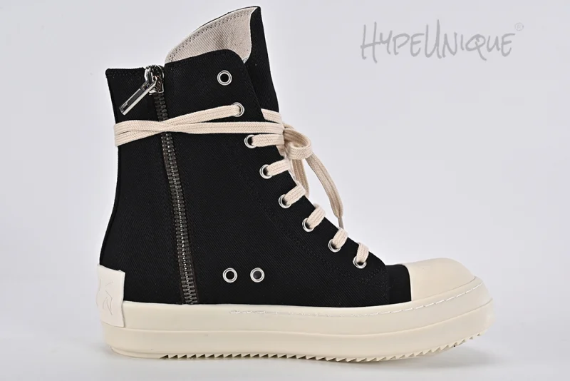 Rick Owens DRKSHDW Strobe Cotton Nylon High 'Black Milk'