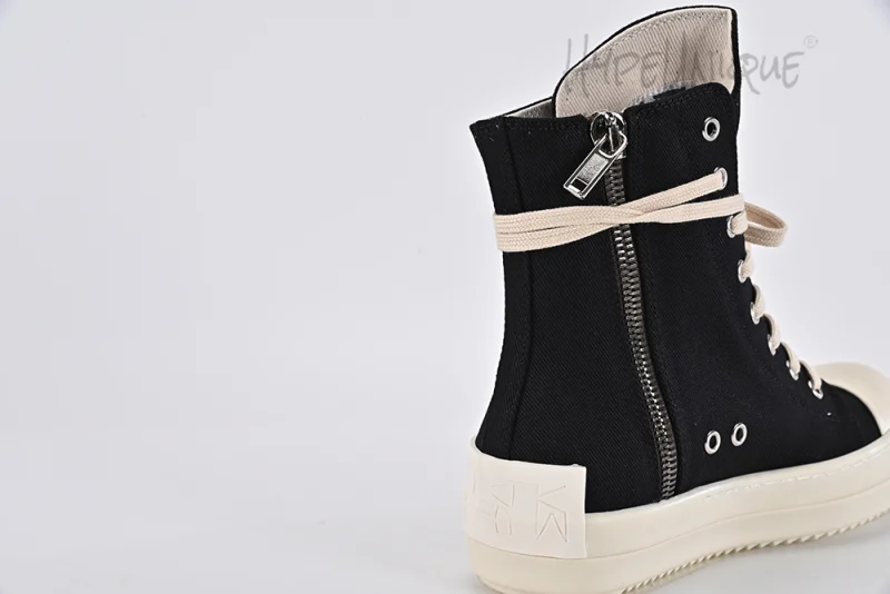 Rick Owens DRKSHDW Strobe Cotton Nylon High 'Black Milk'