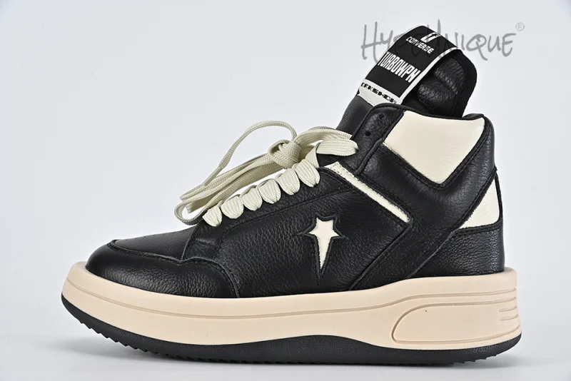 Rick Owens x TURBOWPN Mid 'Black Cloud Cream'10