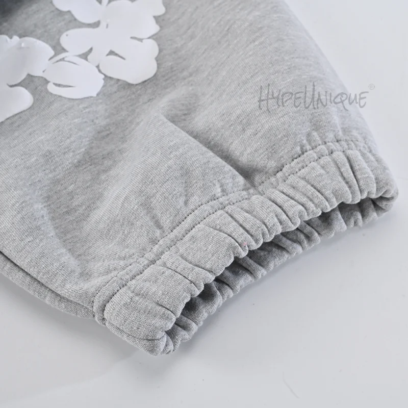 Denim Tears Cotton Wreath Sweatpants "Light Gray"