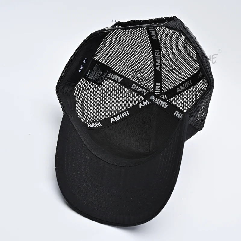 AMIRI Logo-Patch Cap Black