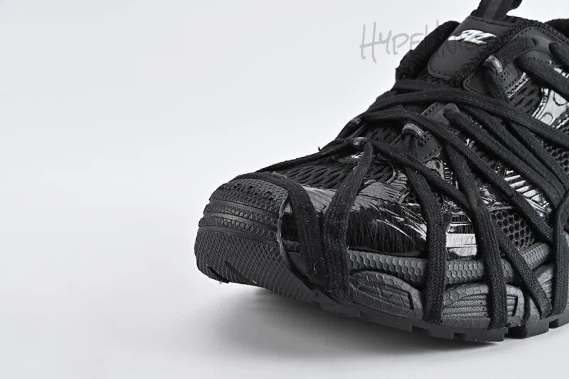 BALENCIAGA Men's 3XL Mesh Runner 9110 All Black