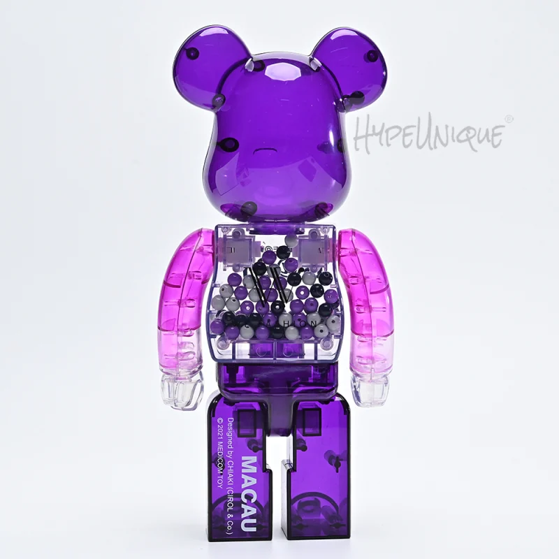 BEARBRICK Macau 2020 WF Fashion Purple Set