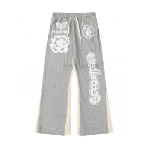 Hellstar Grey Flare Sweatpants