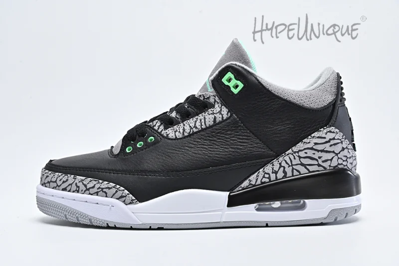 Jordan 3 Green Glow