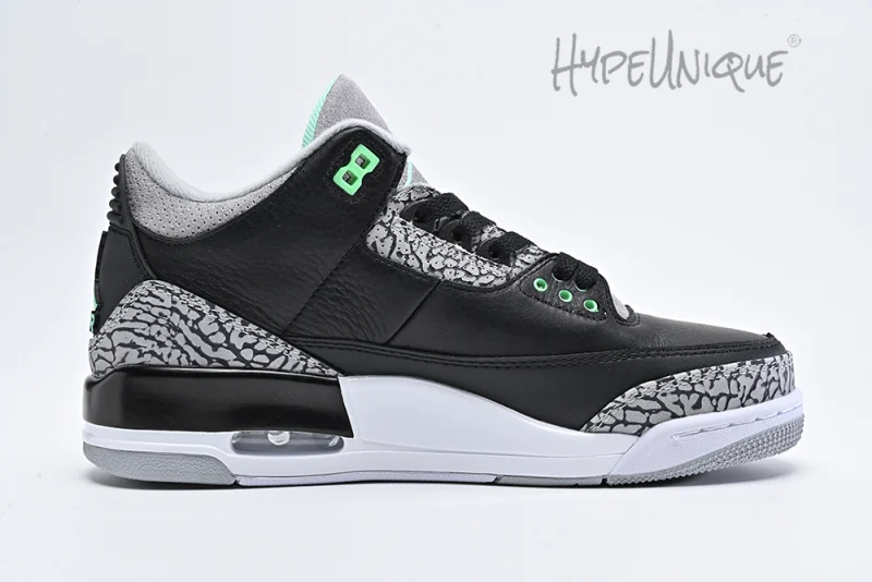 Jordan 3 Green Glow