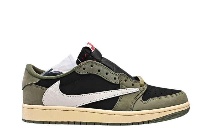 Travis Scott x Air Jordan 1 Low OG "Black Olive"