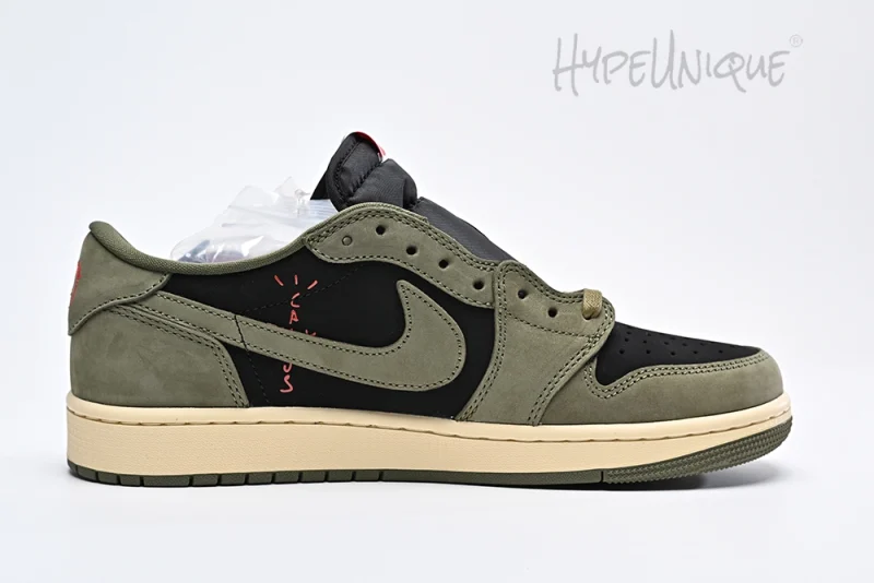 Travis Scott x Air Jordan 1 Low OG Black Olive