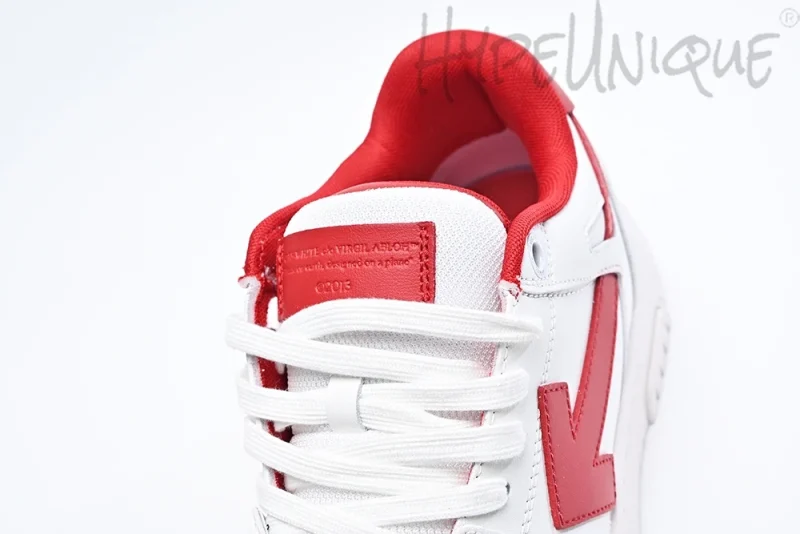 Off-White Out of Office Low 'White Red'