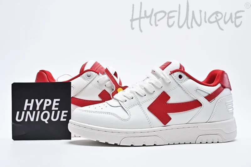 Off-White Out of Office Low 'White Red'