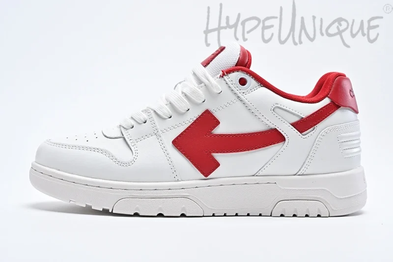 Off-White Out of Office Low 'White Red'