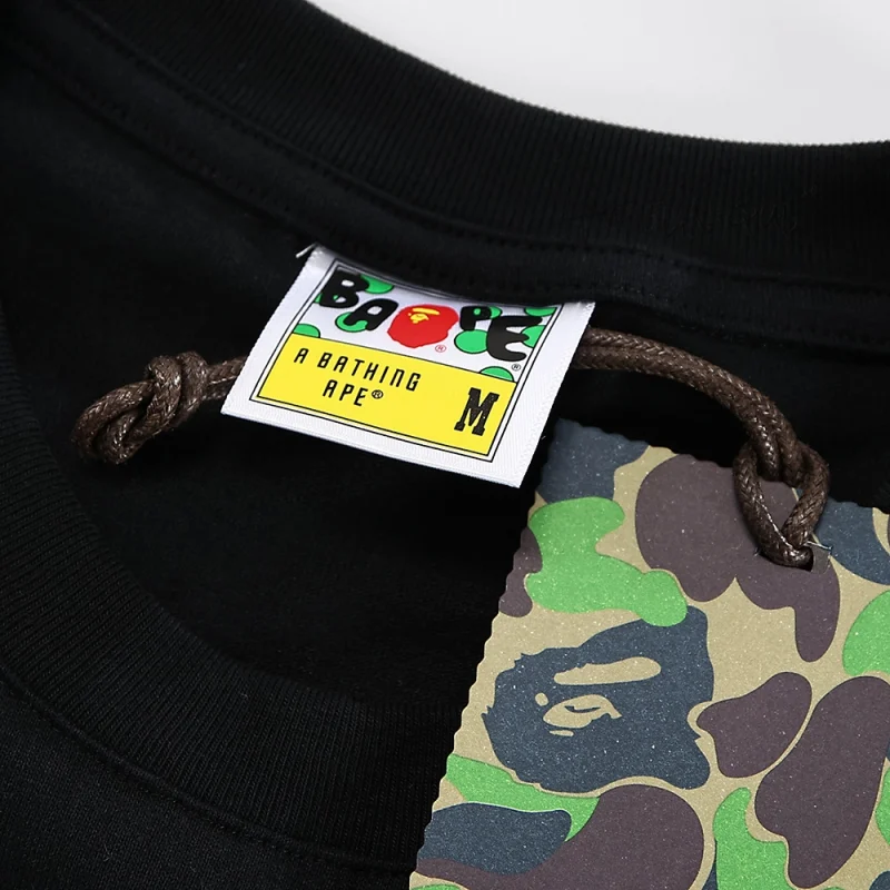 A BATHING APE® logo-print cotton T-shirt