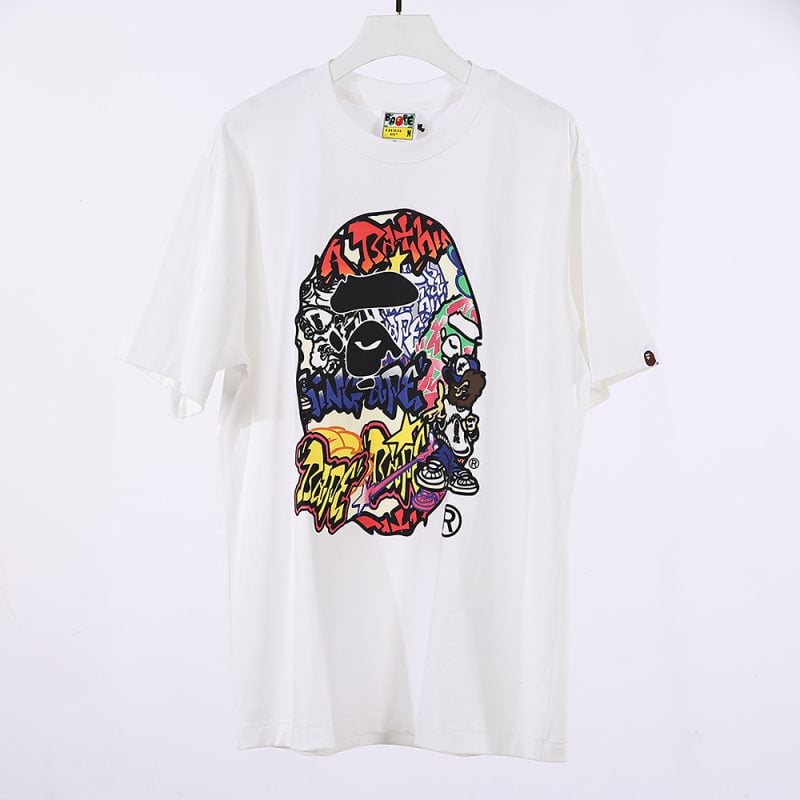 BAPE LUX SPORT APE HEAD OVERSIZED TEE MENS