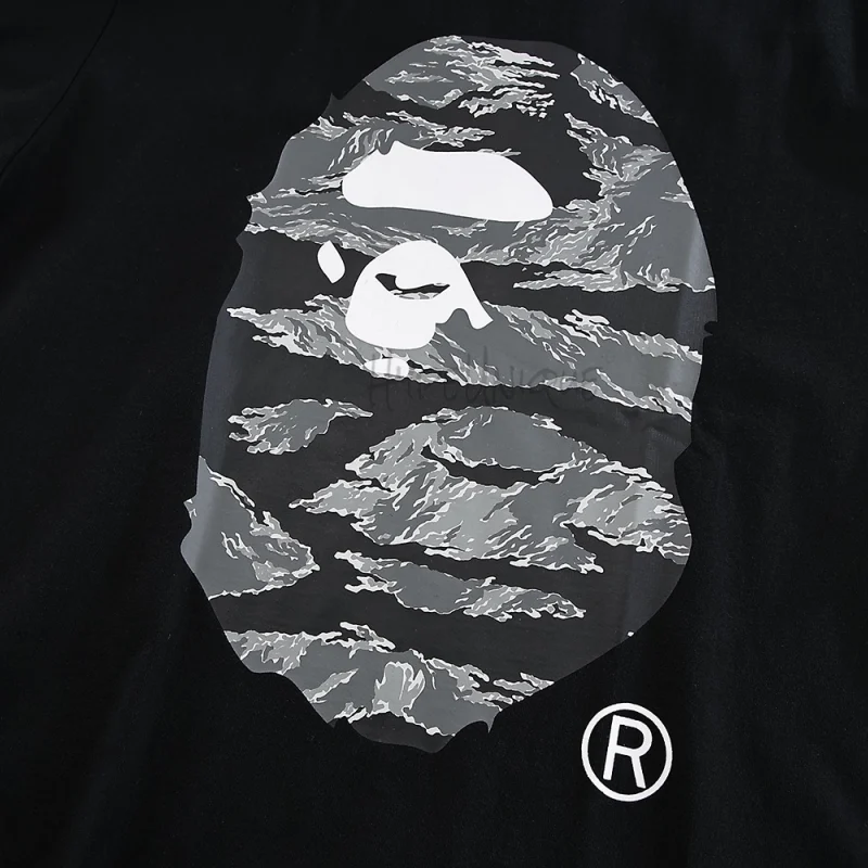 BAPE Tiger Camo Ape Head Tee White