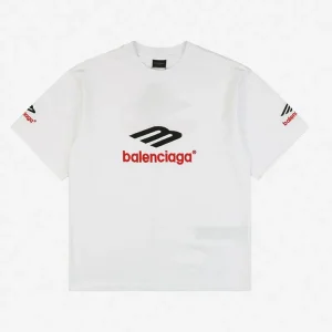 Balenciaga 3B Sports Icon Embroidered T-Shirt Reps