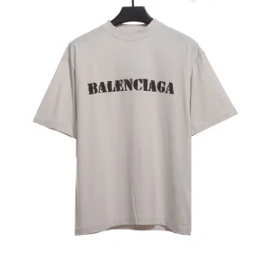 Balenciaga Blurred Logo Print T-Shirt Reps