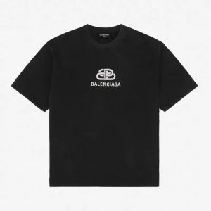 Balenciaga Double B Lock Print T-Shirt Reps