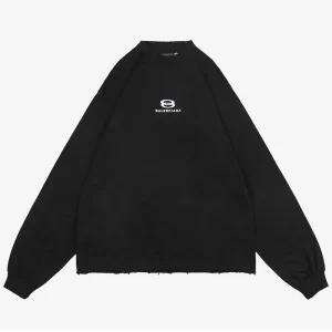 Balenciaga Double Hoop Letter Embroidered Sweatshirt Reps