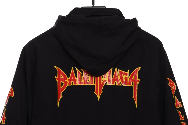 Balenciaga Flame Metal Letter Jacket Reps