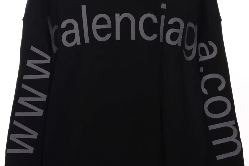 Balenciaga Logo Printed Hoodie Reps