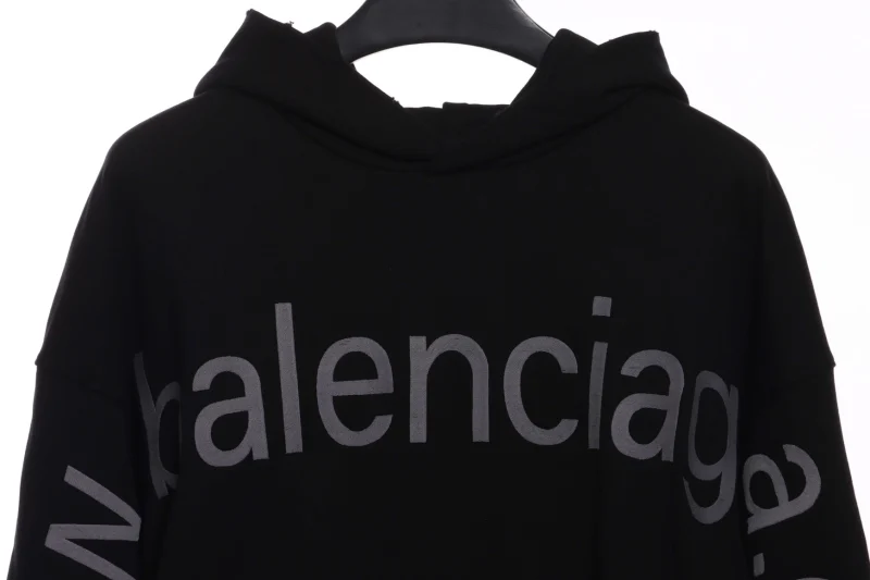 Balenciaga Logo Printed Hoodie Reps