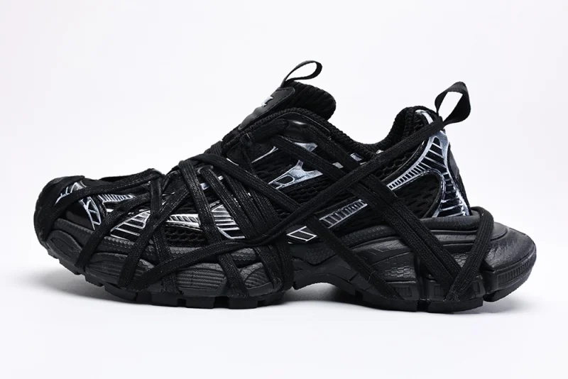 Balenciaga MEN'S 3XL EXTREME LACE SNEAKER IN Black