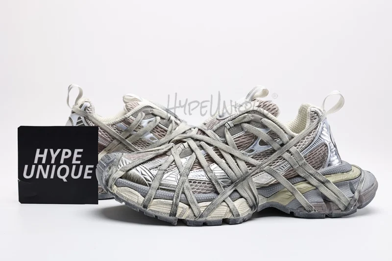 Balenciaga MEN'S 3XL EXTREME LACE SNEAKER IN Gray