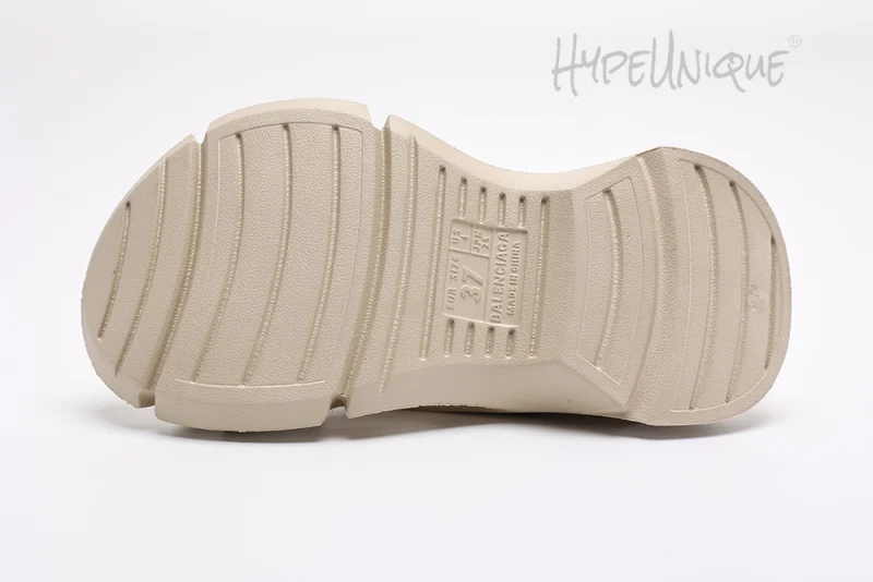 Balenciaga Mold Slide Sandal Beige