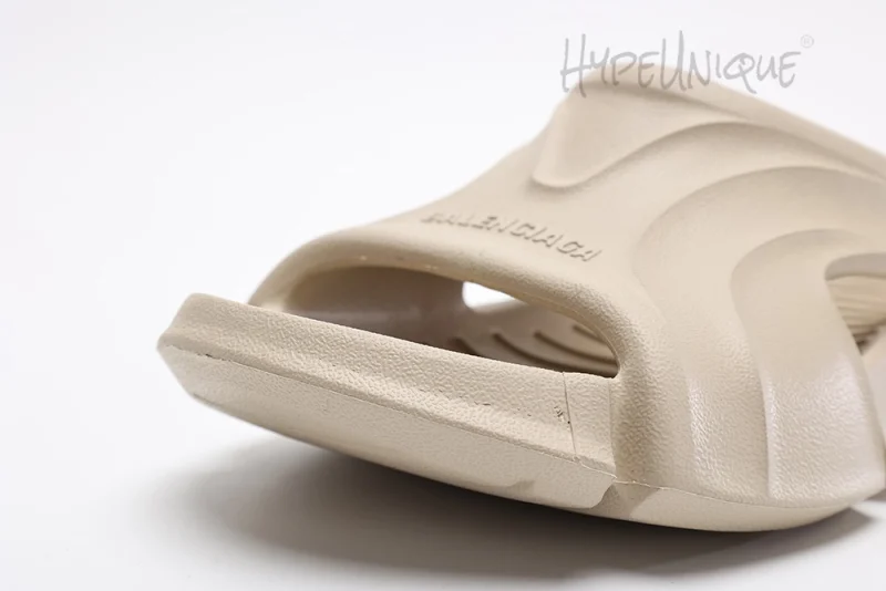 Balenciaga Mold Slide Sandal Beige