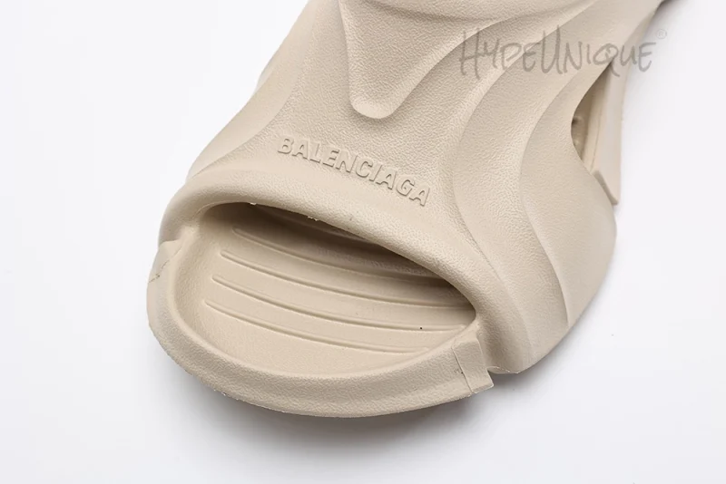 Balenciaga Mold Slide Sandal Beige