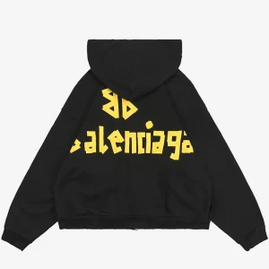 Balenciaga Tape Type Zip-Up Hoodie Reps