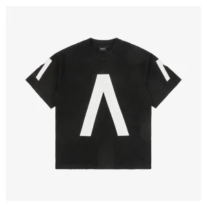 Balenciaga X Archive Inverted V Letter Music Print T-Shirt Reps