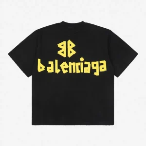 Balenciaga Yellow Tape Type T-Shirt Reps