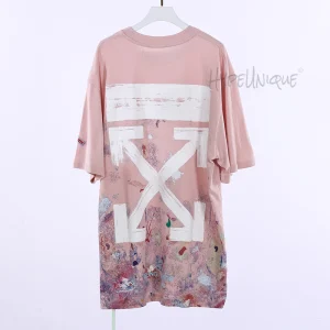 Off-White Fireworks T-Shirt Pink