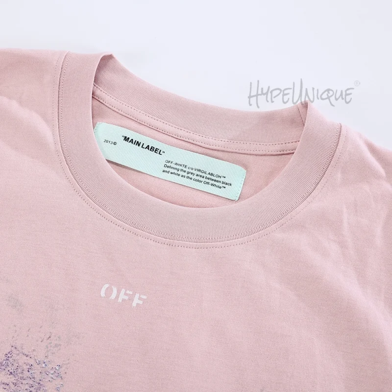 Off-White Fireworks T-Shirt Pink