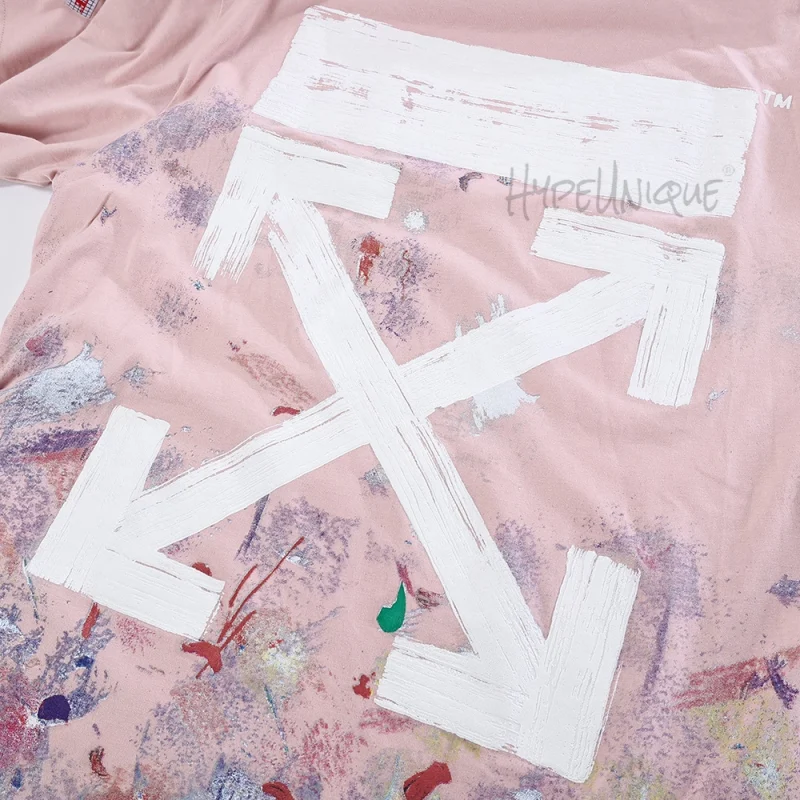 Off-White Fireworks T-Shirt Pink