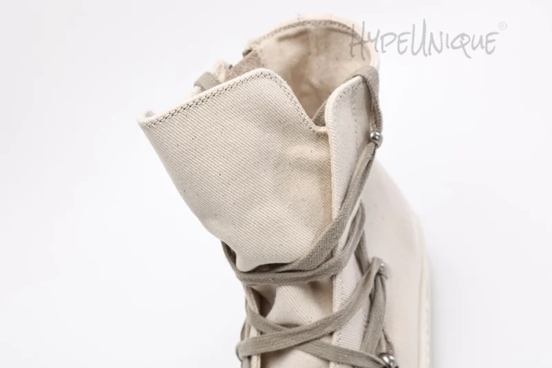 Rick Owens DRKSHDW Strobe Cotton Nylon Hexa High 'Pearl Milk'