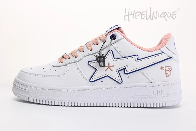 Bape Sta BAPY White Pink REps