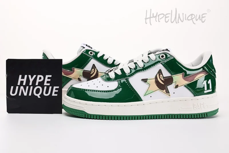 Bape Sta 'Dark Green Camo White' Reps