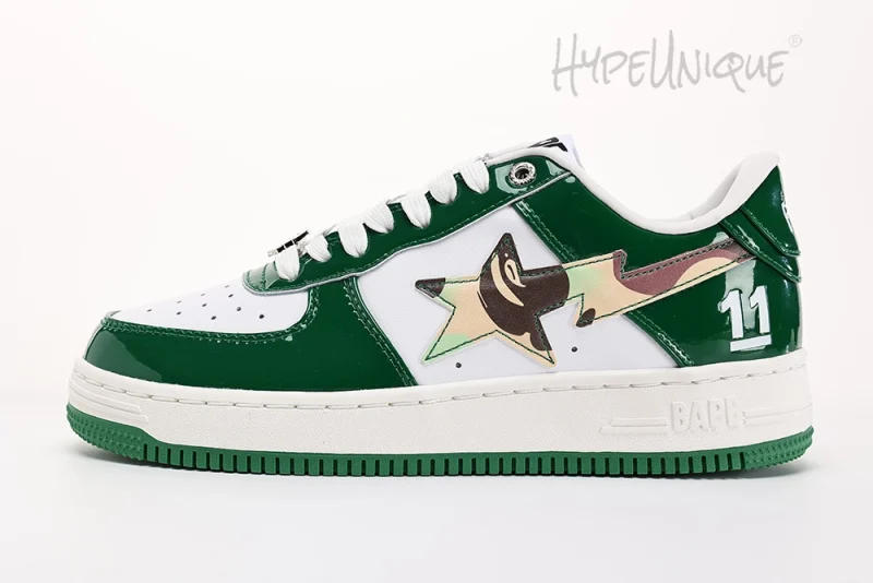 Bape Sta 'Dark Green Camo White' Reps