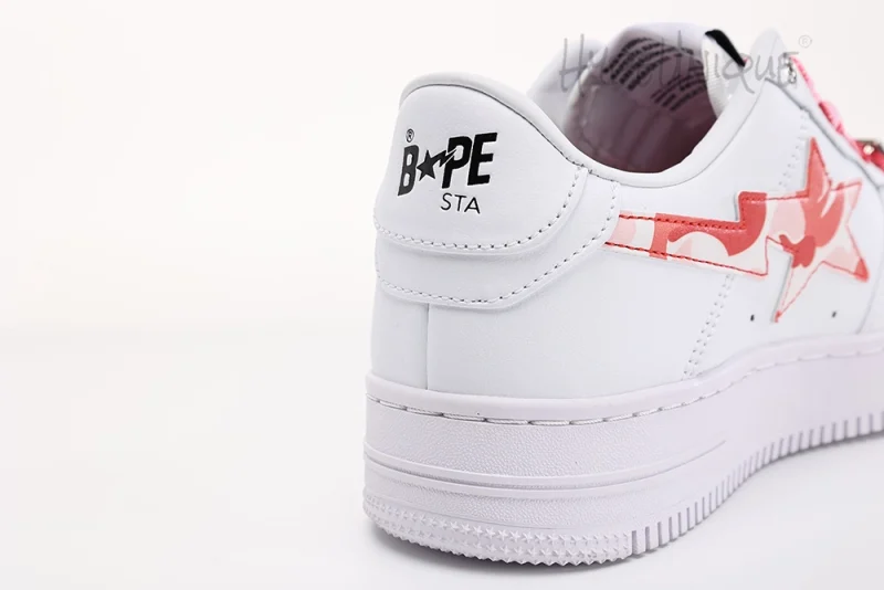 Bape Sta Low White ABC Camo Pink Reps