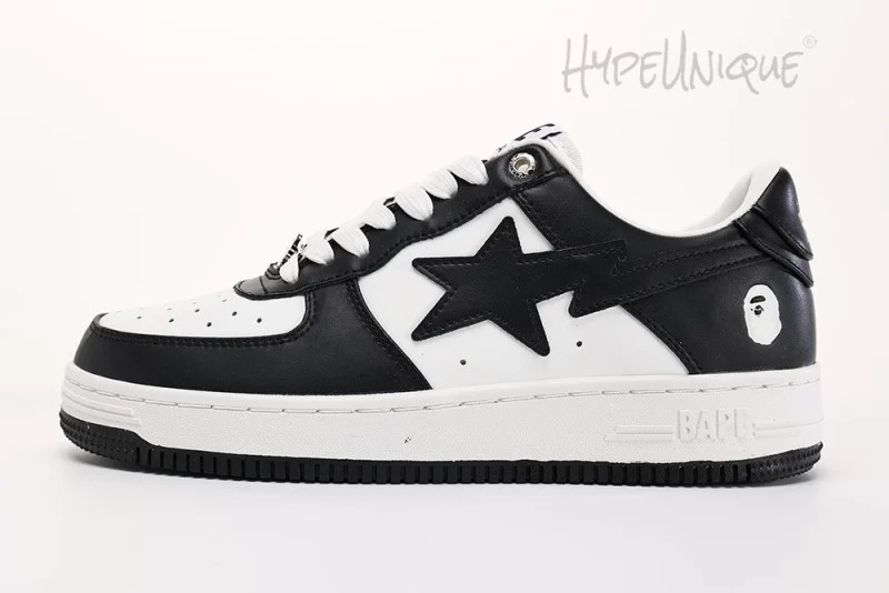 Bapesta #4 M1 'Black' Matter Leahter