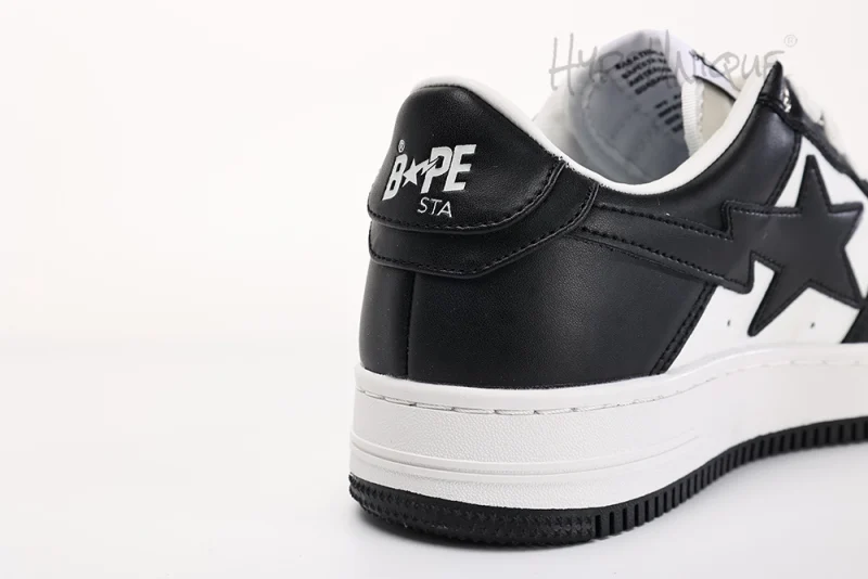 Bapesta #4 M1 'Black' Matter Leahter